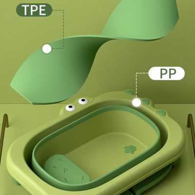 婴儿洗澡盆宝宝浴盆新生儿童折叠浴桶洗澡桶可游泳家用泡澡桶大号