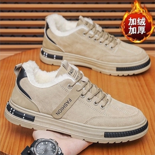 回力1927男鞋秋冬工作板鞋加绒保暖棉鞋工地防水防滑耐磨运动鞋子