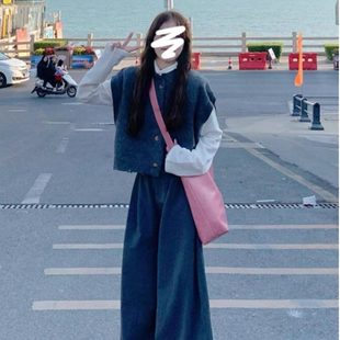 深冬季女装2026新款超火巨好看的穿搭配一整套韩系独特漂亮三件套