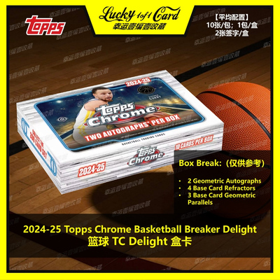 2024-25ToppsChrome篮球盒卡