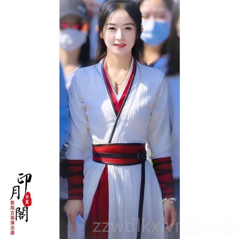 新款影视剧服有翡赵丽颖周翡款古装女汉侠客女古装女剑女同士骑马