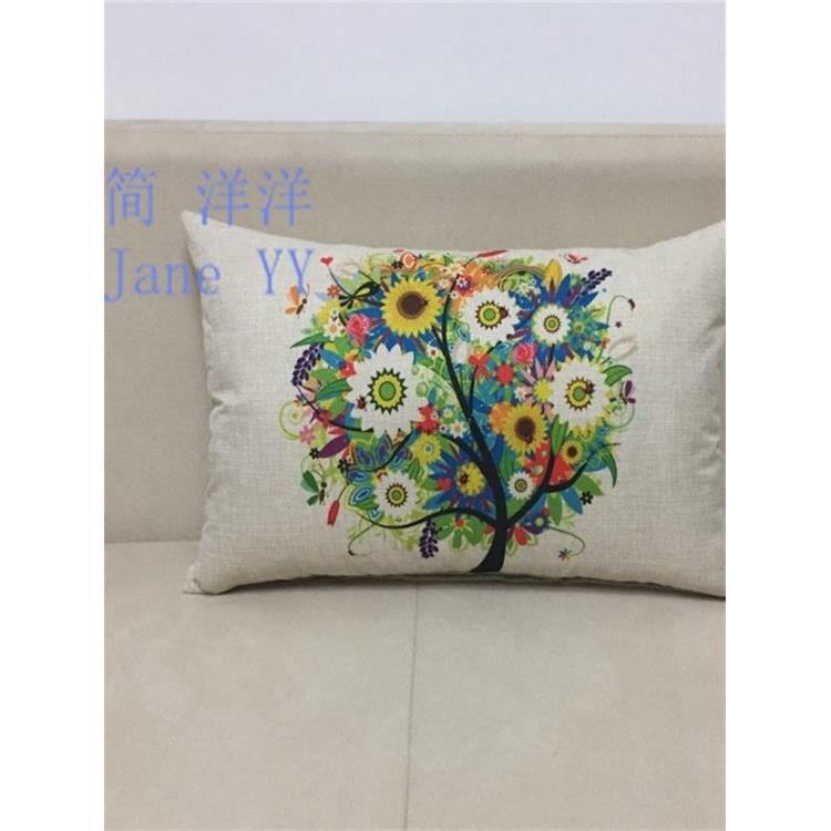 欧式沙发靠枕长方形靠垫抱枕套含芯客厅床头腰靠背家用大号40x60图片