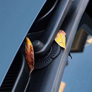 汽车前雨刷孔保护罩硅胶垫雨刷器防尘雨刮器保护防护落叶套防树叶
