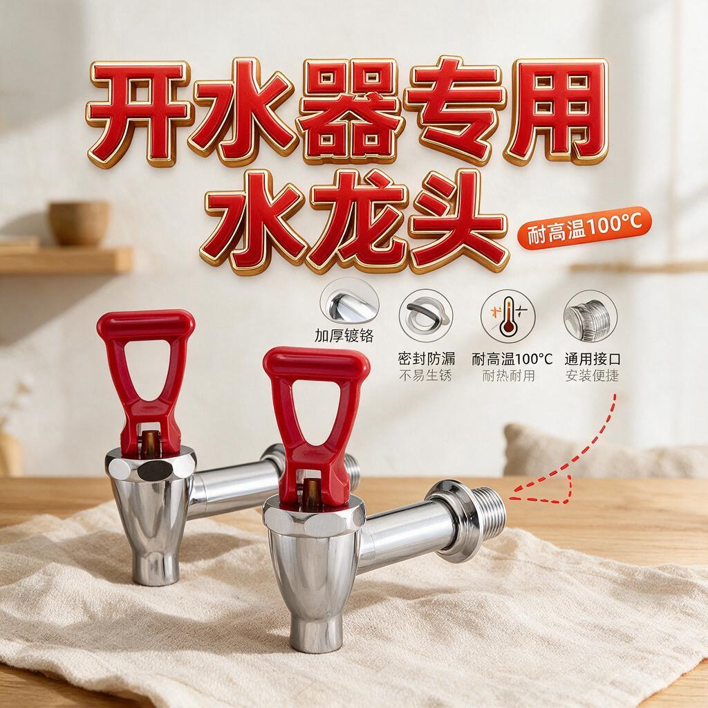 防漏开关阀热水器电开水器4分商用热水箱烧水配件水龙头耐高温3分
