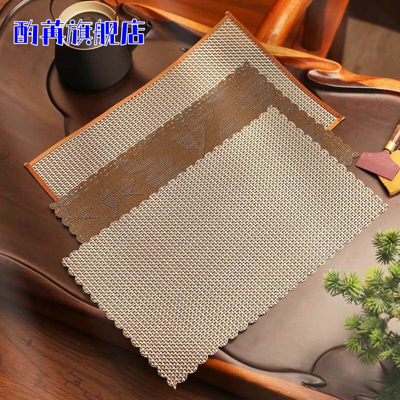 功夫茶具配件竹制防水茶席茶盘