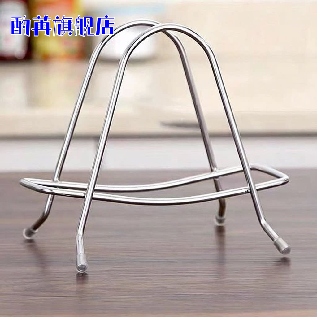 不锈钢菜板架加厚案板架大号落地厨房架子占板粘板竹面砧板实木