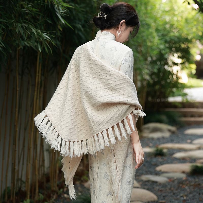 新中式旗袍小外套斗篷披肩外搭文艺优雅复古风开衫高档中国风披风,服饰配件/皮带/帽子/围巾,围巾/丝巾/披肩,淘宝优惠券,粉丝福利购,淘宝优惠卷