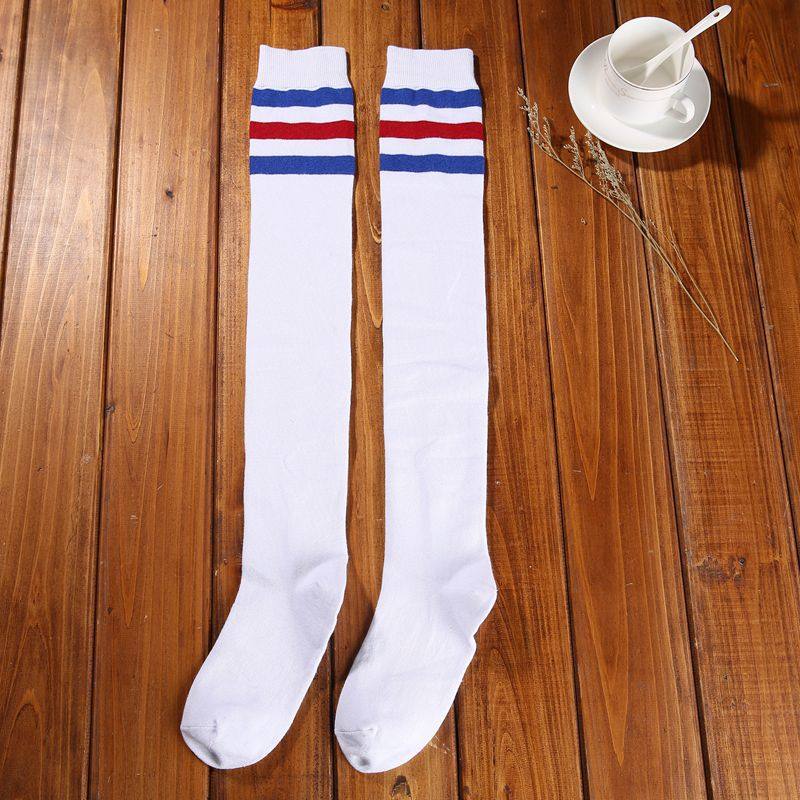 三条杠长筒袜高筒袜精梳棉过膝长鸡爪袜子运动足球袜成人学生袜女,运动包/户外包/配件,运动袜,淘宝优惠券,粉丝福利购,淘宝优惠卷