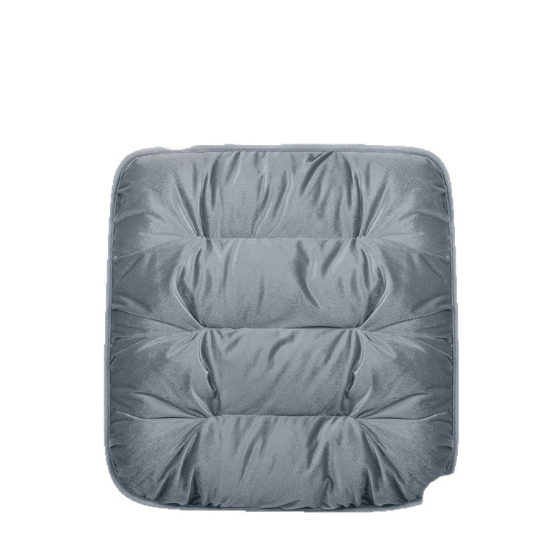 冬季汽车坐垫加厚保暖短毛绒后排座垫座套四季无靠背三件套座椅垫