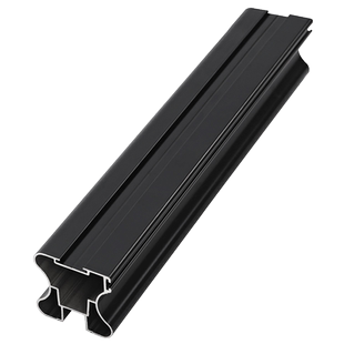 蒙莱奇移门侧轨衣柜门竖框铝材玻璃门边框轨道铝合金移门侧轨滑道