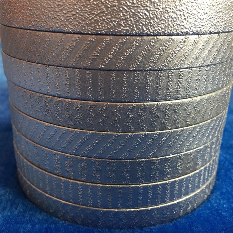 钎焊金刚石有序排列砂轮 粗磨合金沙轮 铸铁石材橡胶打磨轮锋利