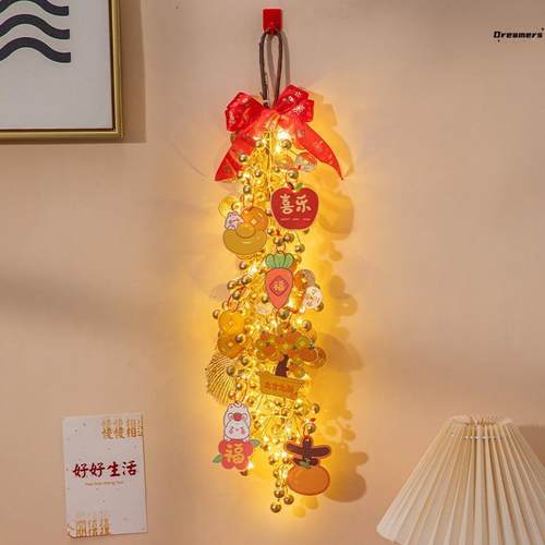 。发财果挂件新年装饰福字2024龙年春节过年乔迁之喜家用布置门u.