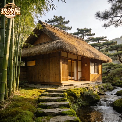 新中式榫卯拼装房定制木结构木屋