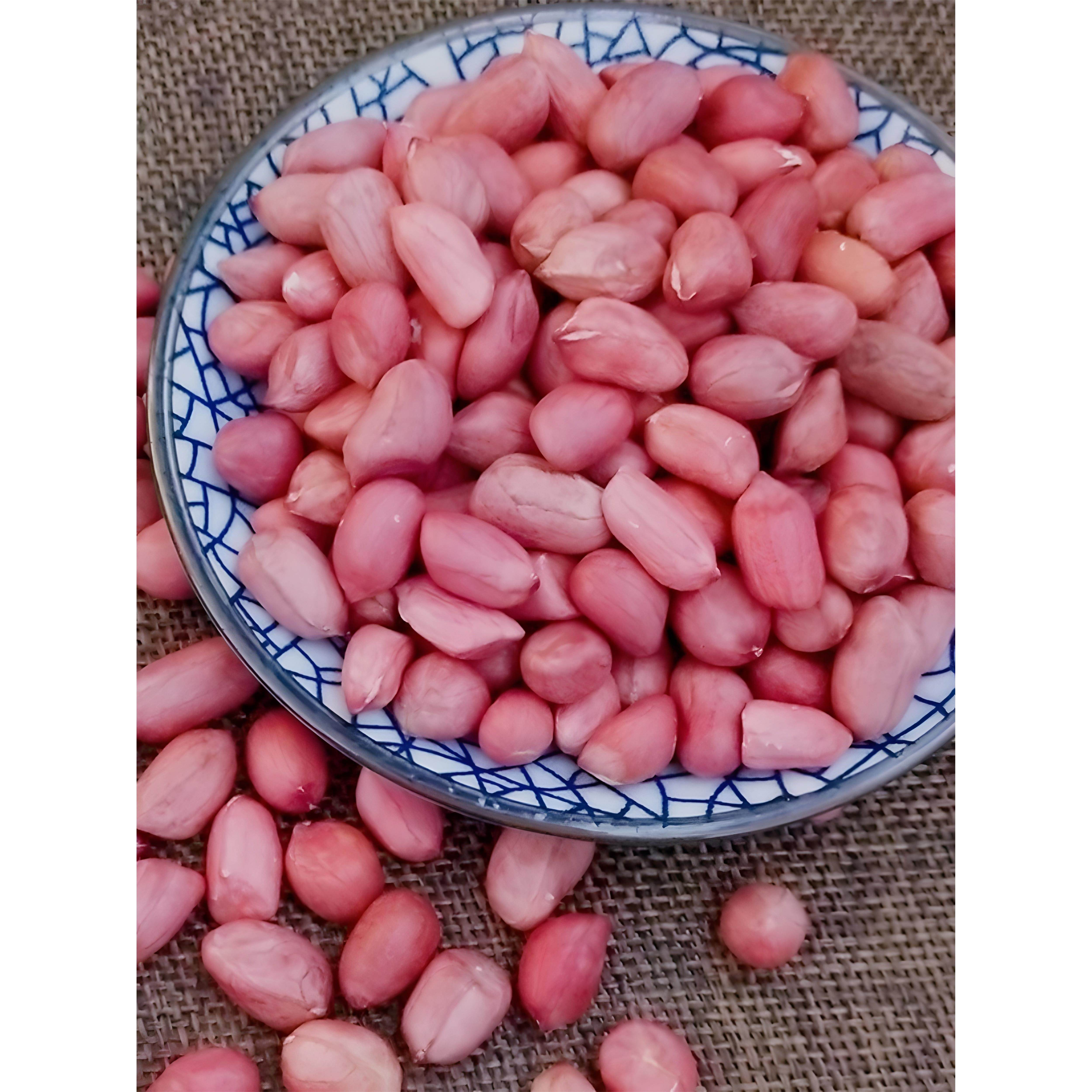 红皮花生米生新货g1STS00仁0 红花生 新鲜红衣带壳生农家自产不干