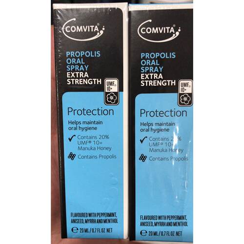 澳洲ZJDComvita Propolis Orl Sray康他蜂胶喉咙a喷雾20维ml1p0+2
