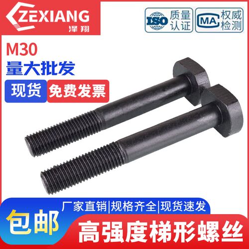 M30 bT形槽T型螺栓模具压板梯形梯型螺丝*100x150x200x250x300-50