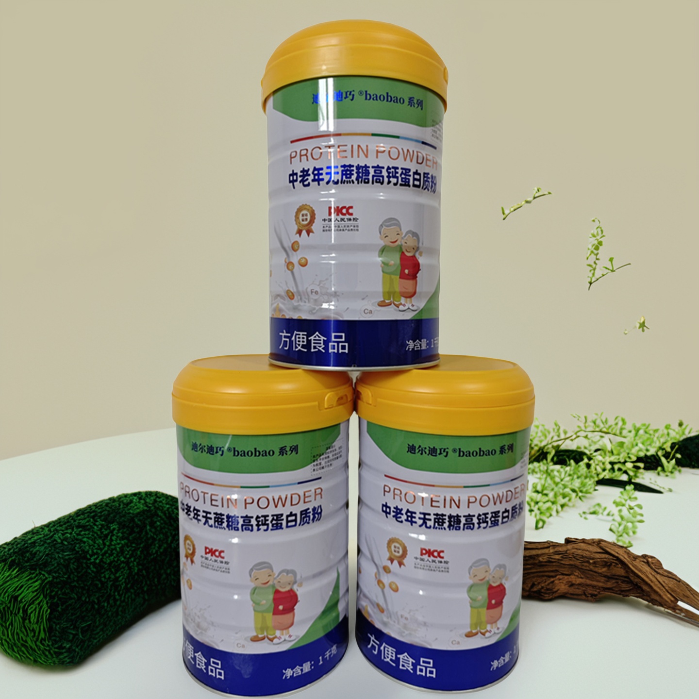 迪尔迪巧baobao 1000克 中老年无蔗糖高钙蛋白质粉 蛋白粉