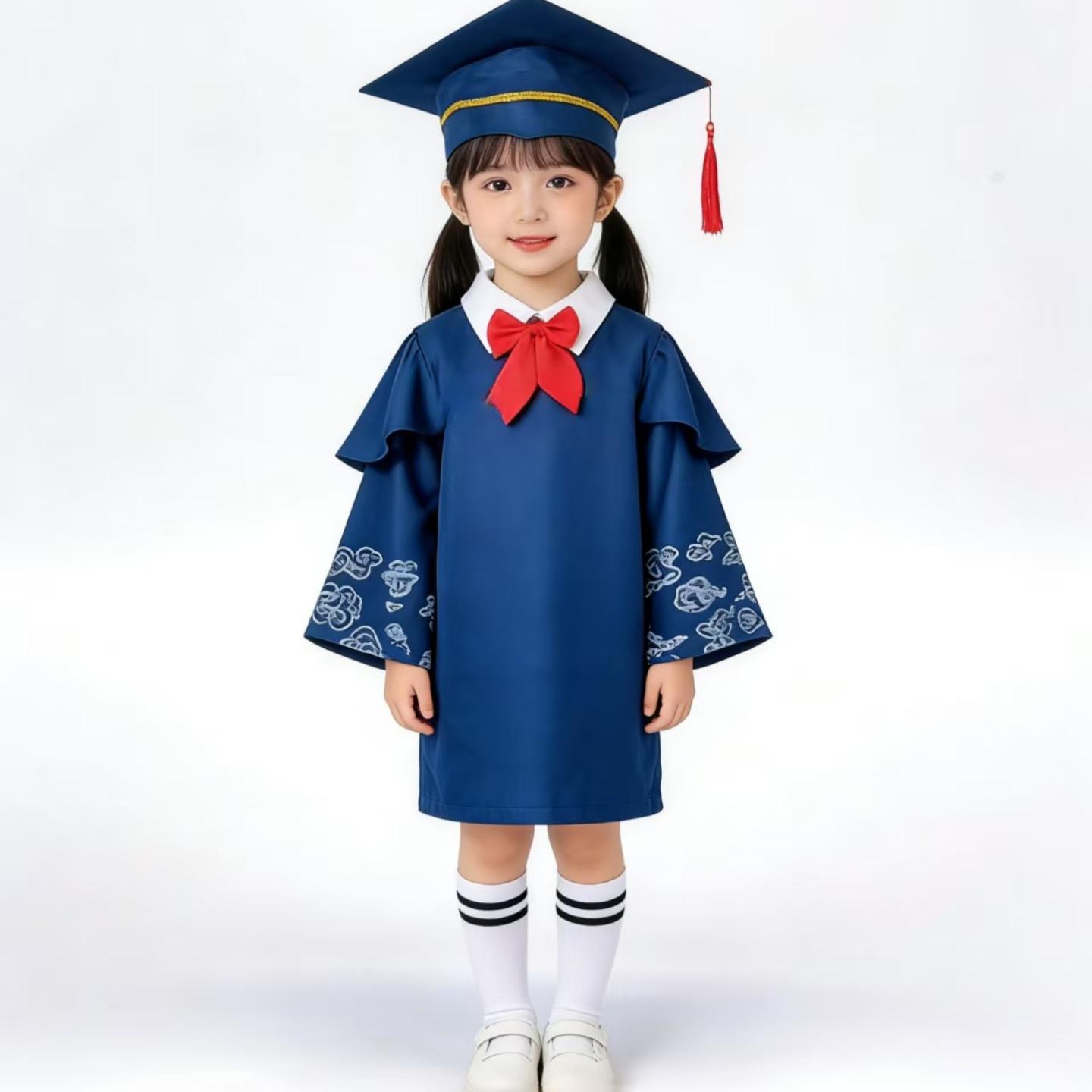 儿童博士服幼儿园服装小学生