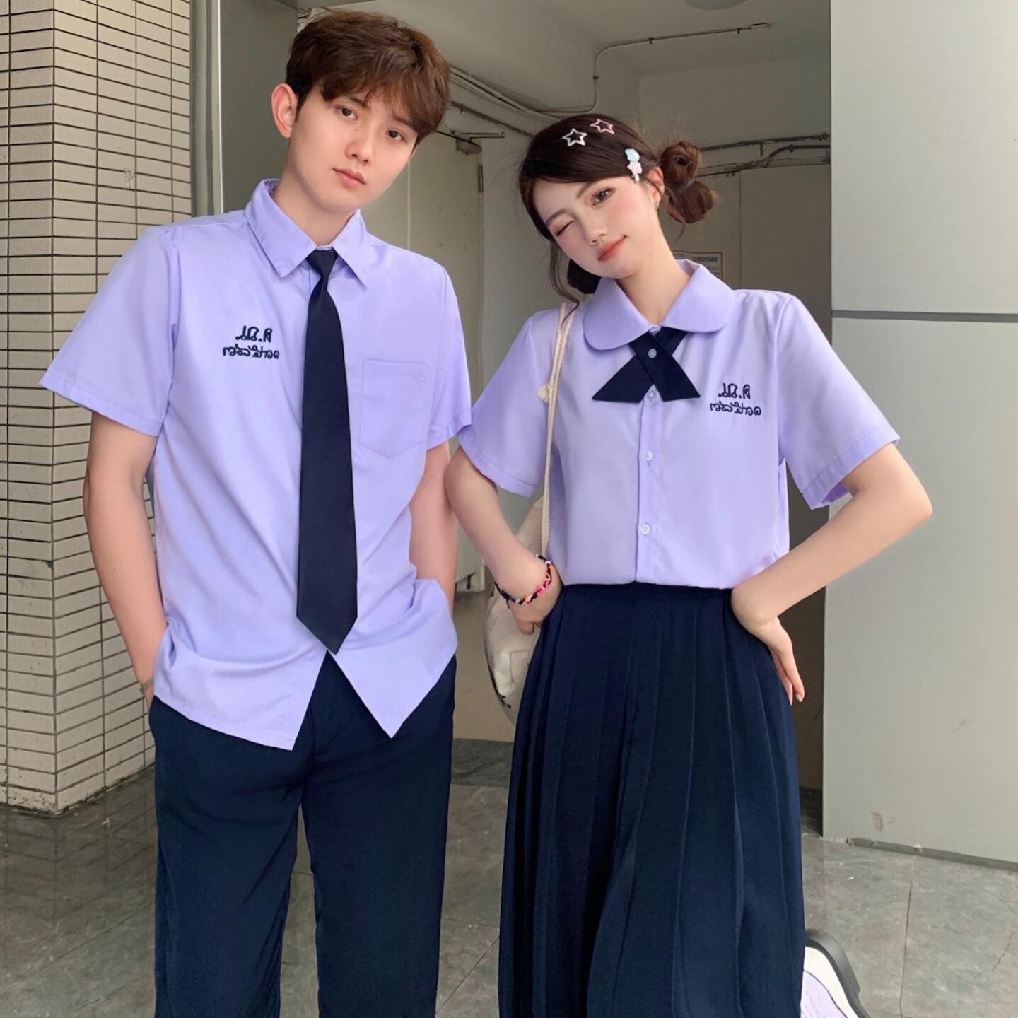泰国校服jk制服高中学生班服合唱