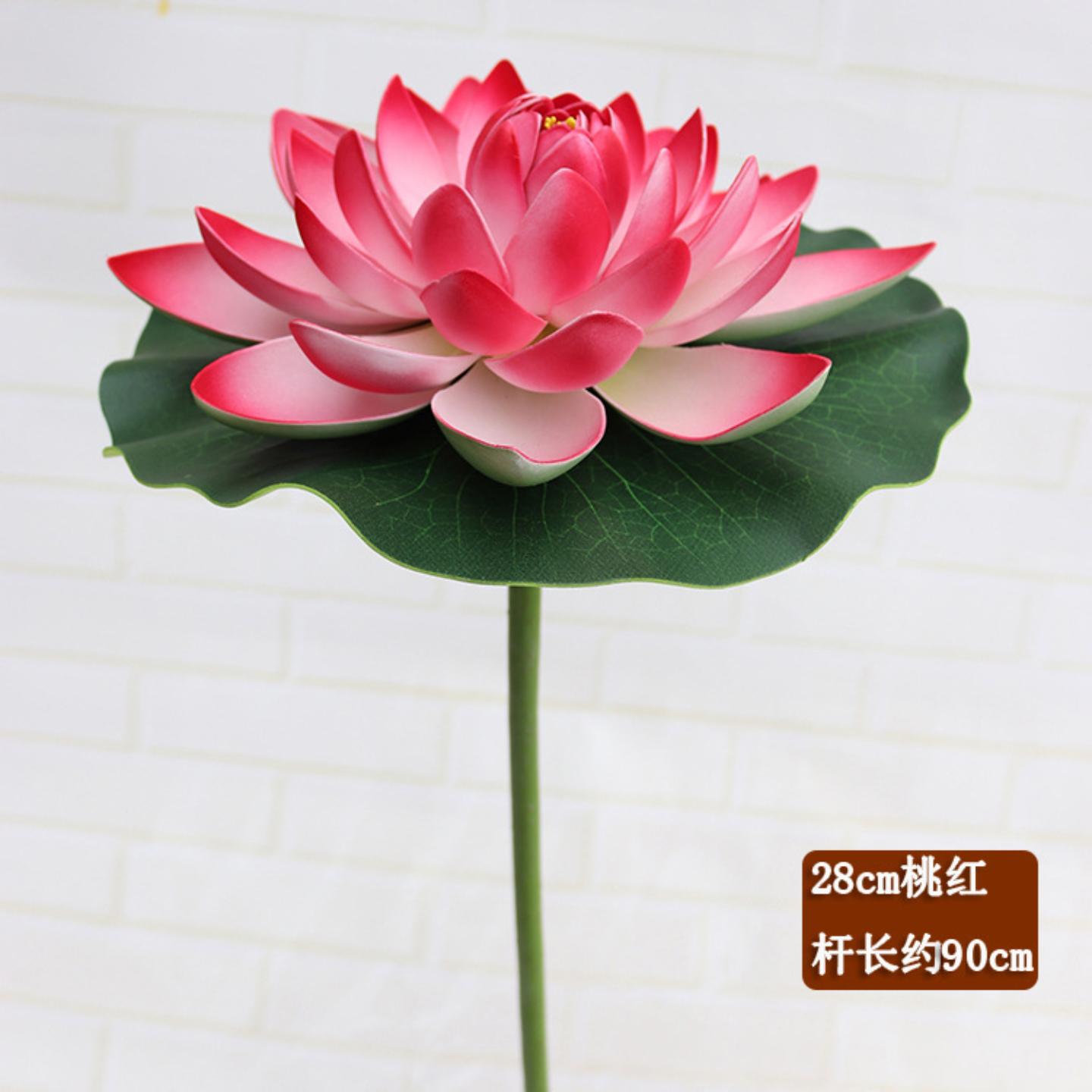 仿真荷花荷叶睡莲供佛舞蹈道具
