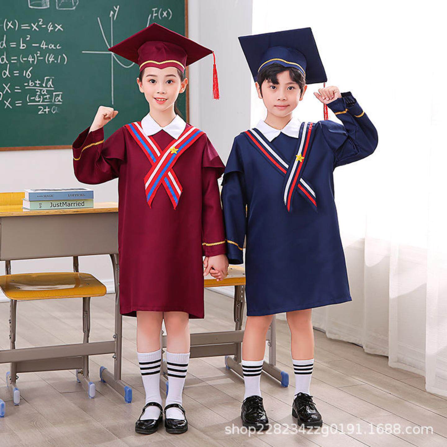 幼儿园儿童博士服毕业服学士服