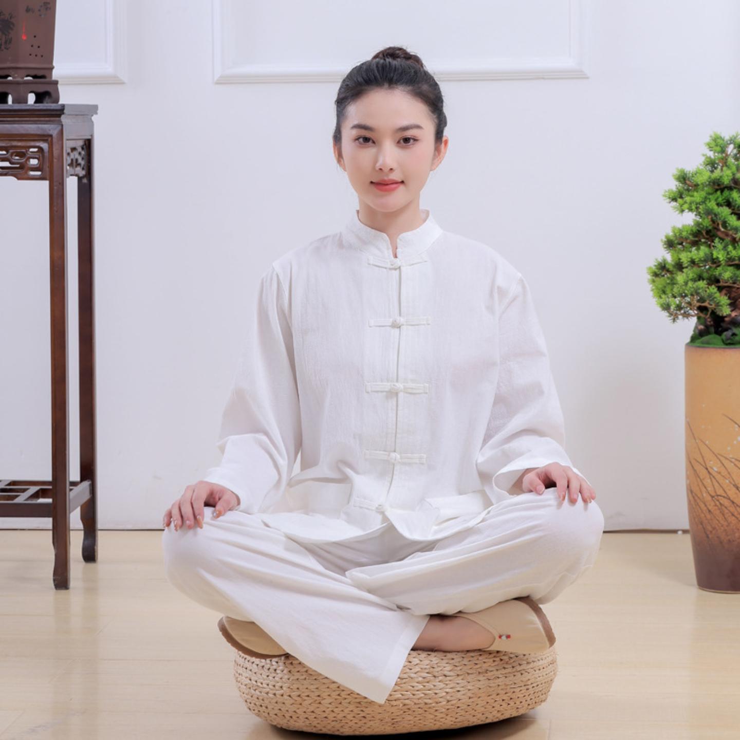 四季居士服禅修服套装辟谷养生服