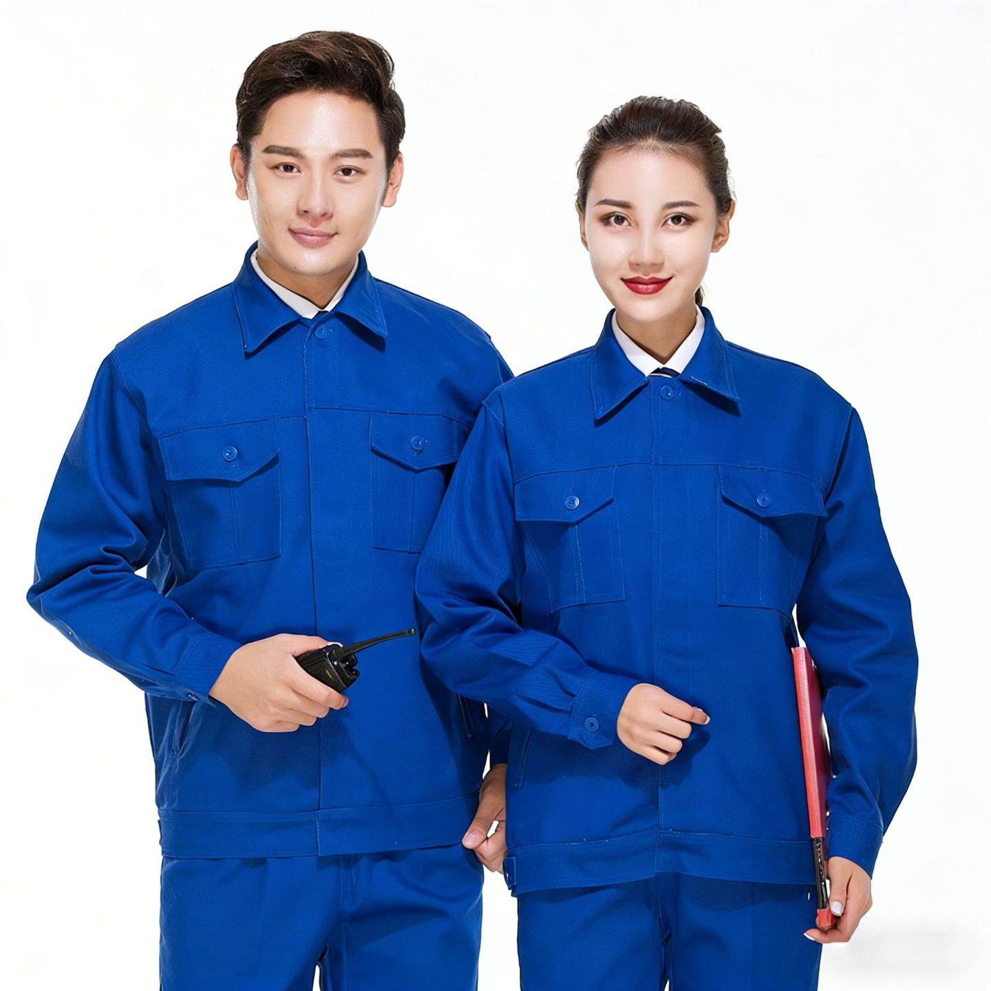 阻燃工作服套装纯棉耐温劳保服