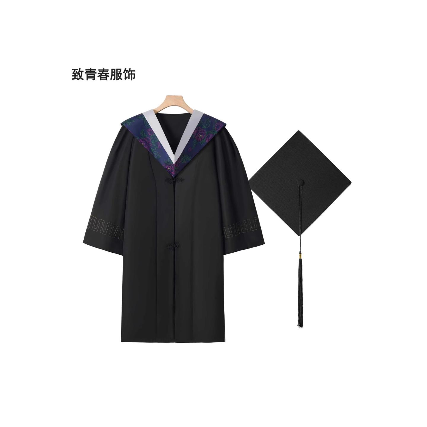 学位服批发文理工科硕士服男女