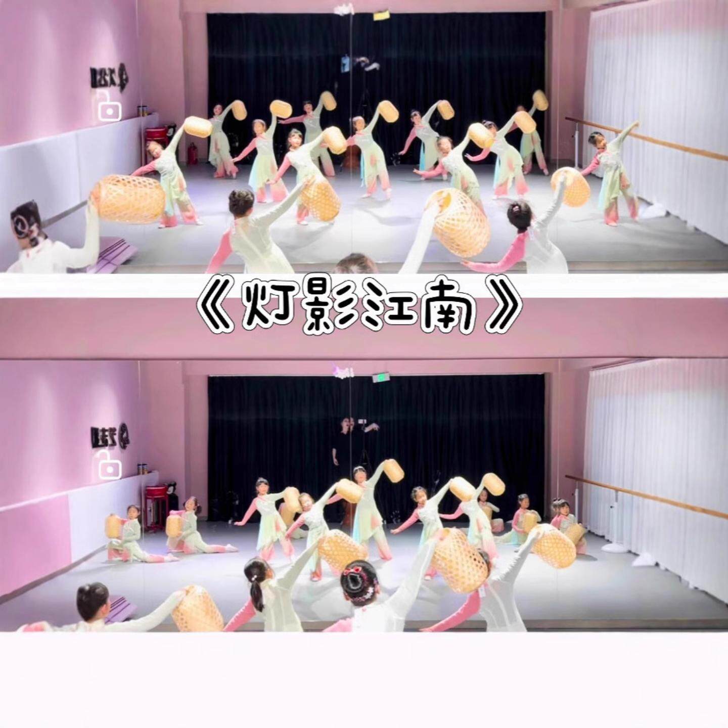 儿童古典舞灯影江南舞蹈演出服