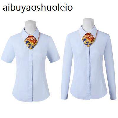 建h行工作服女长袖衬衫建h设银行工服衬衣行服春秋工装浅蓝职业装