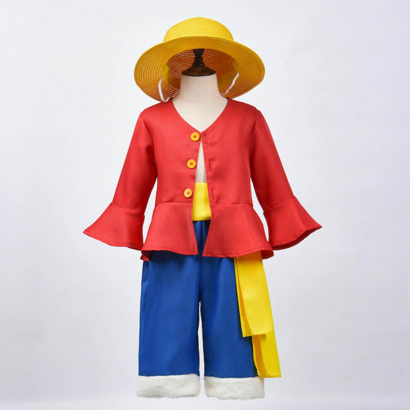 儿童路飞服服装两年后二代衣服