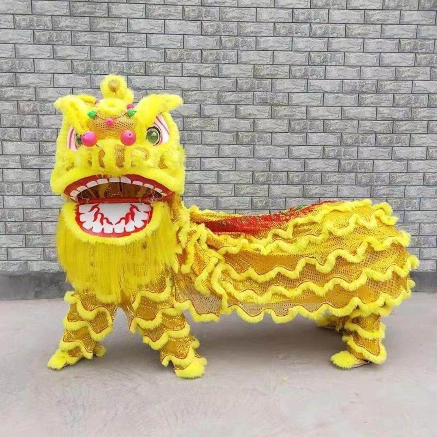 双人单人舞狮道具整套舞狮子南狮
