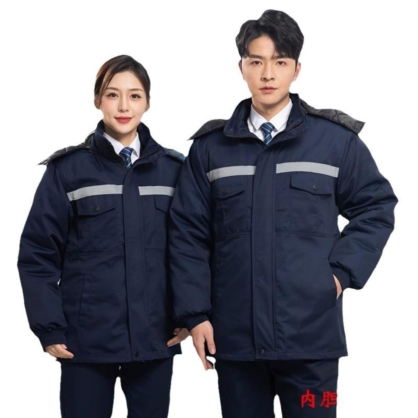 物业保安执勤服秋冬劳保服工作服