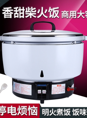 松宜燃气电饭煲商用煤气煮饭锅天
