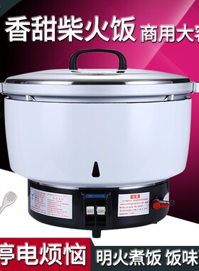 松宜燃气电饭煲商用煤气煮饭锅天