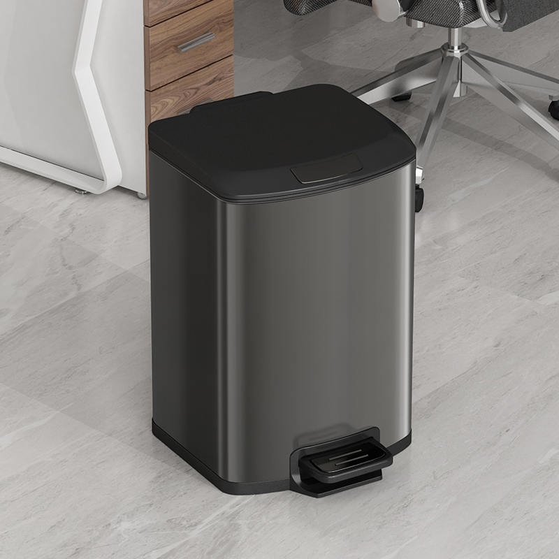 不锈钢脚踏式垃圾桶家用客厅