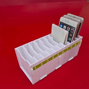 手机收纳盒保管箱快递单钢化膜工具卡片桌面收纳盒袋多格办公会议