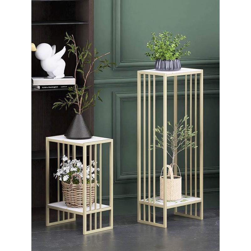 轻奢北欧室内绿萝绿植屏风花盆架多层置物架花几阳台落地式花架子