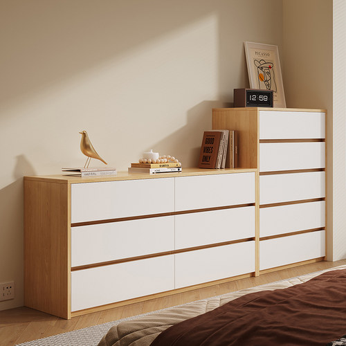 定制全实木斗柜卧室床尾柜子