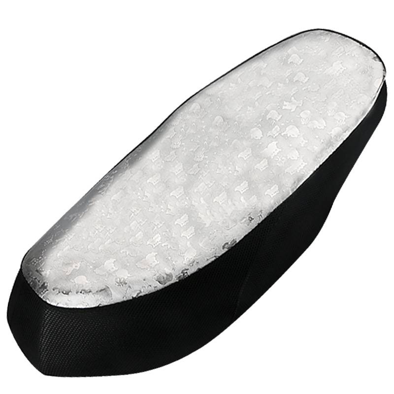 夏季电动车坐垫套踏板电瓶摩托车皮革座套防水防晒四季通用隔热套