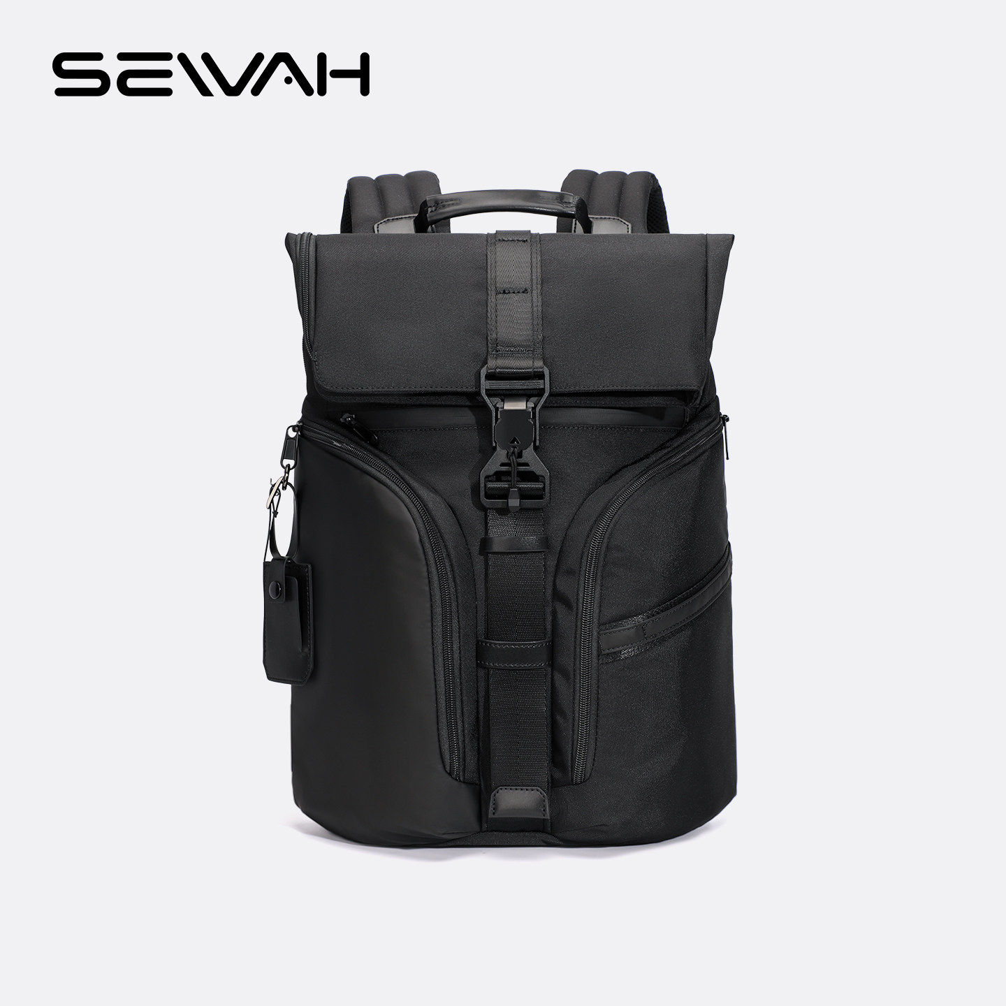 新款男士黑色商务通勤大容量双肩包男大学生旅行户外运动电脑背包