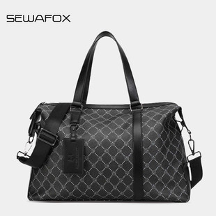 短途旅行包男款手提大容量旅行袋男士商务出差单肩斜挎行李包男