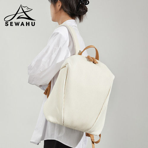 原创SEWAHU双肩包简约女