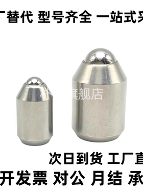 替BSZP5 6 8 10 12光身型球头柱塞无牙定位珠弹弓顶销螺钉