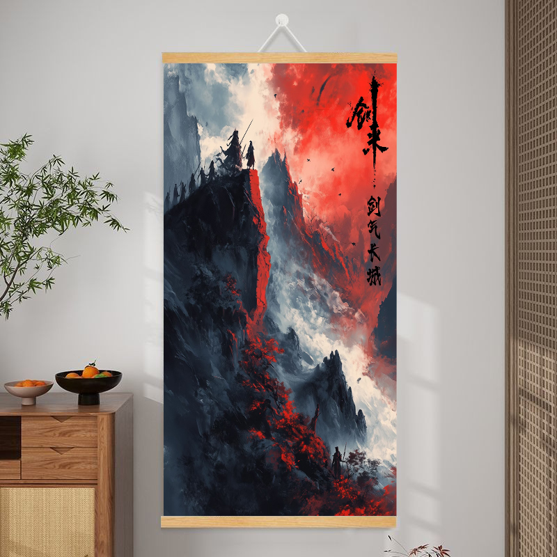 剑来周边陈平安实木挂画