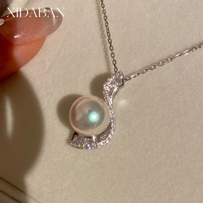 西大班天女akoya音符珍珠项链