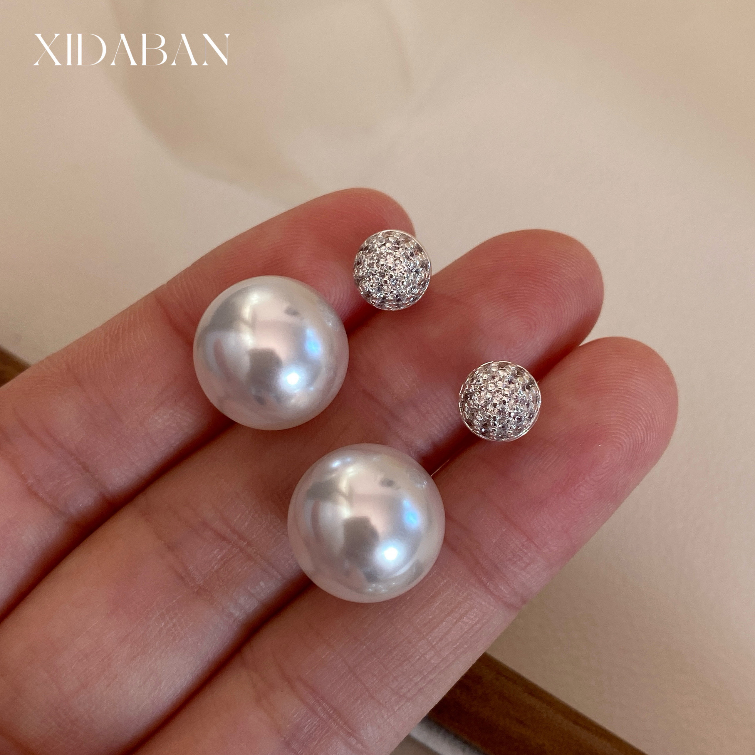 S925纯银耳环法式复古秋冬新款