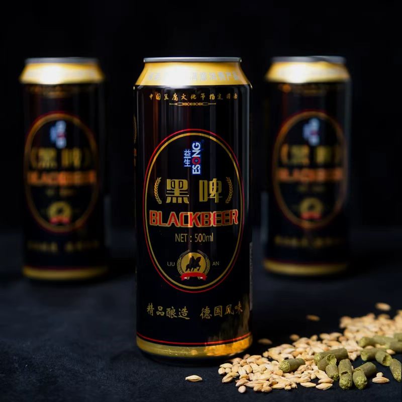 德国风味 益生黑啤酒整箱批发6瓶500ml罐装小麦精酿啤酒聚会团圆
