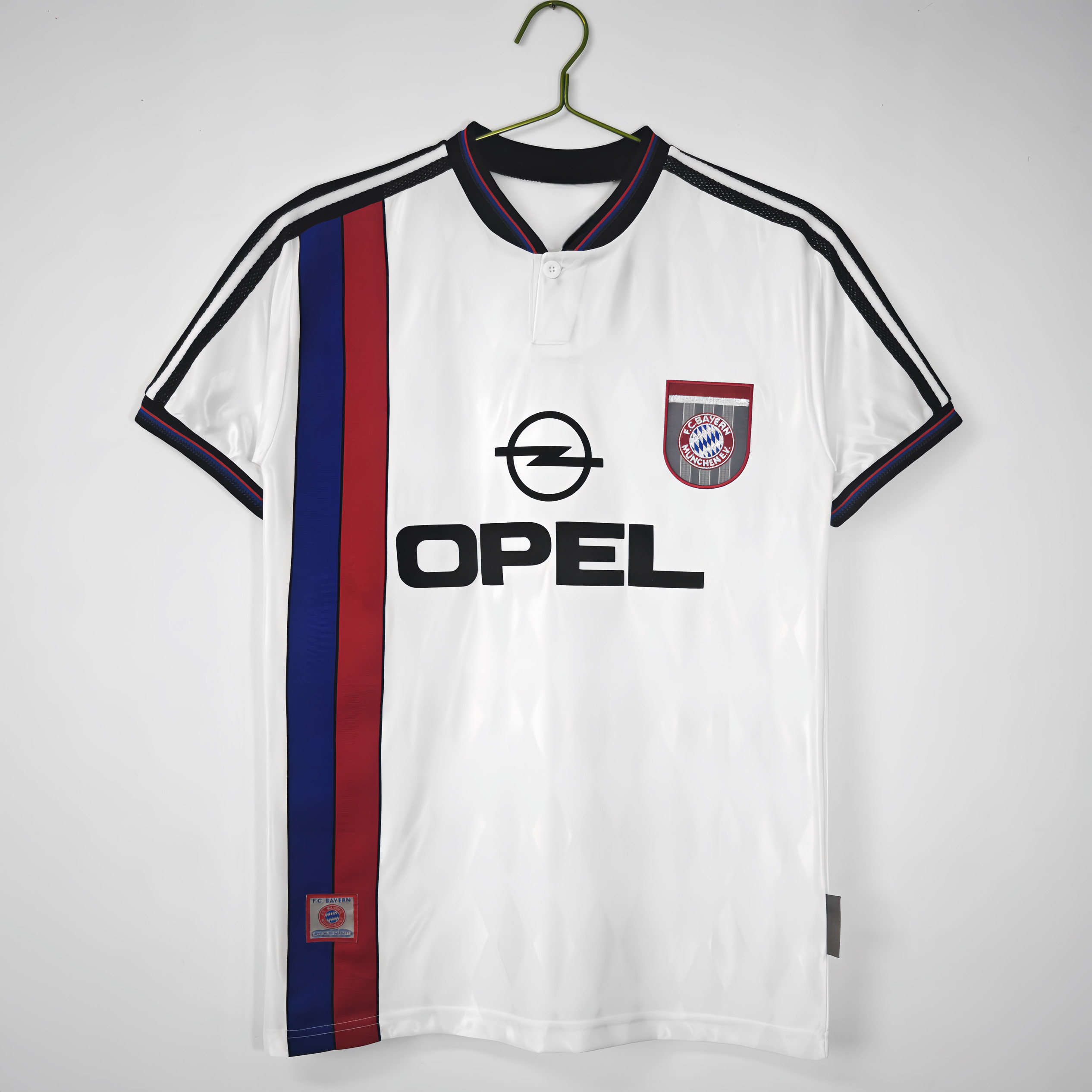 1996/98赛季拜仁客场球衣复古10号马特乌斯纪念版足球服定制印号