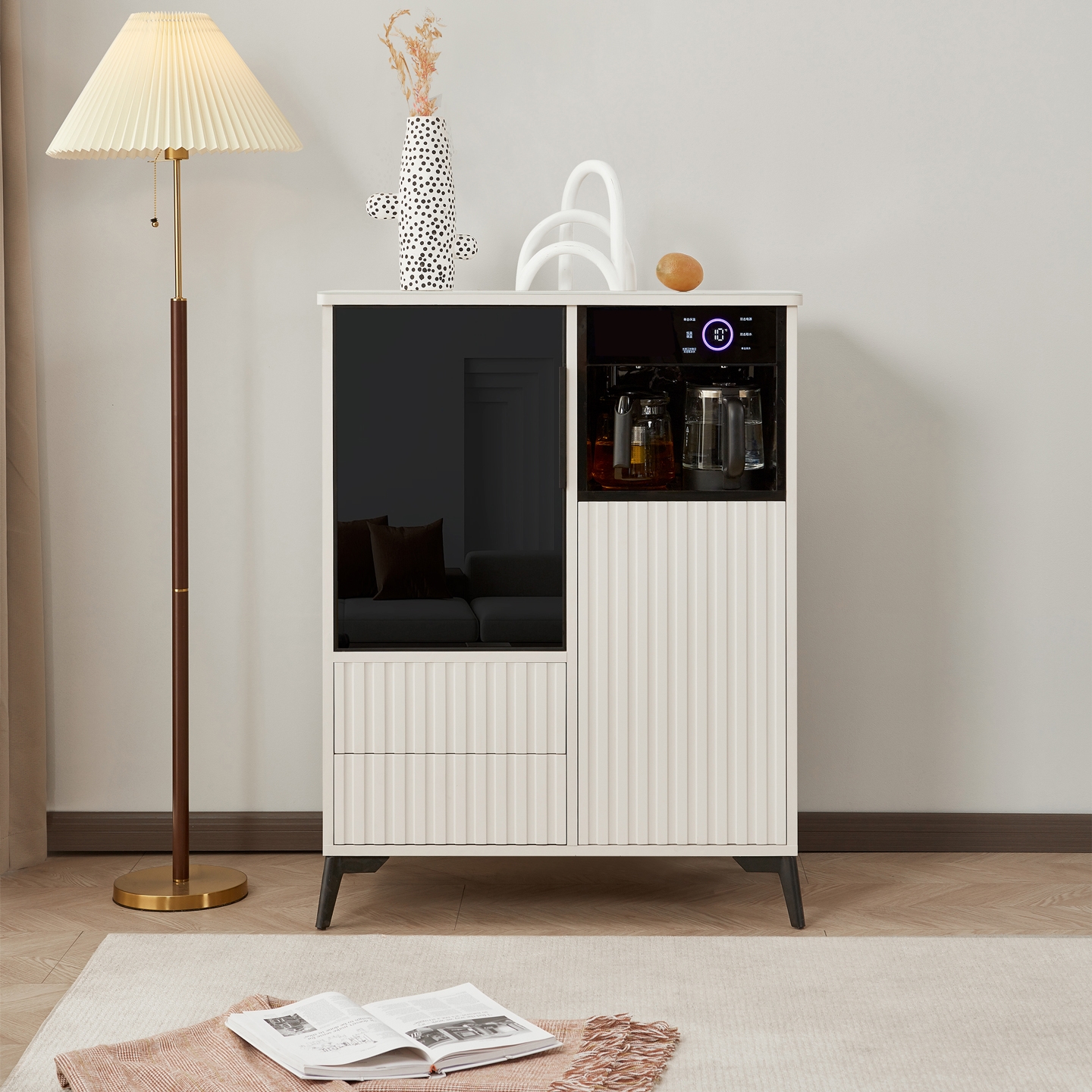 2025新款茶吧机现代轻奢家用奶油